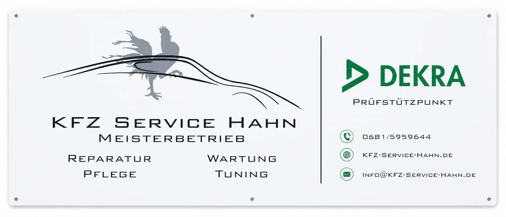 Hauptuntersuchung mit DEKRA bei KFZ Meistwerkstatt KFZ-Service Hahn